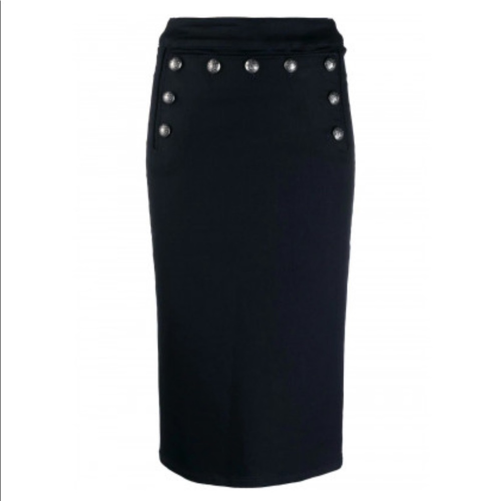NWT Veronica Beard Denim Sailor Pencil Skirt 4